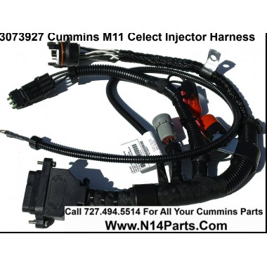 3073927 Cummins L10, M11 Celect (Prior to 1996) External Engine Injector Wiring Harness